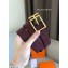 Hermes Width 3.2cm Nathan 32 Reversible Leather Belt Black/Burgundy