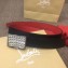 Christian Louboutin Width 3.5cm Louis Belt Leather Black/White 2020