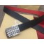 Christian Louboutin Width 3.5cm Louis Belt Leather Black/White 2020