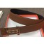 Hermes Rythme Reversible Leather Belt Brown