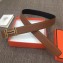 Hermes Rythme Reversible Leather Belt Brown