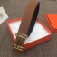 Hermes Rythme Reversible Leather Belt Brown