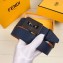 Fendi Width 3.5cm Bag Bugs Eyes Belt Dark Blue