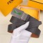 Fendi Width 3.5cm Bag Bugs Eyes Belt Gray