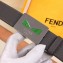 Fendi Width 3.5cm Bag Bugs Eyes Belt Gray