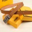 Fendi Width 3.5cm Bag Bugs Eyes Belt Brown