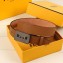 Fendi Width 3.5cm Bag Bugs Eyes Belt Brown