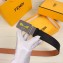 Fendi Width 3.5cm Bag Bugs Eyes Belt Black