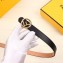 Fendi Width 2cm F is Fendi Logo Round Buckle Belt Black/Gold
