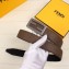 Fendi Width 3.5cm FF Stud Buckle Baguette Belt Coffee