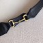 Gucci Leather Belt with Horsebit 600636 Black