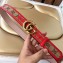 Gucci Width 3.5cm GG Canvas Belt with Double G Buckle RedGucci Width 3.5cm GG Canvas Belt with Double G Buckle Red