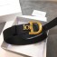 Dior Width 3cm Logo Buckle Belt Black 2020