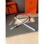 Hermes Width 1.3cm Romance Reversible Leather Belt Red/White