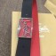 Christian Louboutin Width 3.5cm Ricky Belt Leather Black/Red 2020