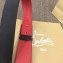 Christian Louboutin Width 3.5cm Ricky Belt Leather Black/Red 2020