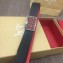 Christian Louboutin Width 3.5cm Louis Belt Leather Black/Red 2020