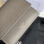 Celine Small Trifold Wallet in Grained Calfskin Etoupe