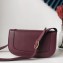 Valentino Supervee Calfskin Crossbody Large Bag Burgundy/Gold 2020
