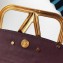 Valentino Supervee Calfskin Crossbody Large Bag Burgundy/Gold 2020