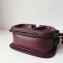 Valentino Supervee Calfskin Crossbody Small Bag Burgundy 2020