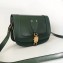 Valentino Small VLocker Leather Saddle Bag Green 2020