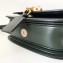 Valentino Small VLocker Leather Saddle Bag Green 2020