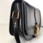 Valentino Small VLocker Leather Saddle Bag Black 2020