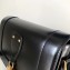Valentino Small VLocker Leather Saddle Bag Black 2020