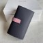 Celine Bicolour Strap Key Case Dark Gray/Pink