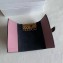 Celine Bicolour Strap Key Case Dark Gray/Pink