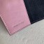 Celine Bicolour Strap Key Case Dark Gray/Pink