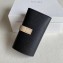 Celine Bicolour Strap Key Case Black/Creamy