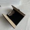 Celine Bicolour Strap Key Case Black/Creamy