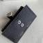 Celine Bicolour Strap Key Case Black/Creamy