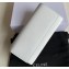 Celine Large Flap Wallet in Grained Calfskin White