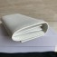 Celine Large Flap Wallet in Grained Calfskin White