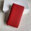 Celine Large Multifunction Zip Around Wallet Red