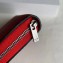 Celine Large Multifunction Zip Around Wallet Red