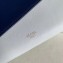 Celine Diagonal Large Flap Multifunction Wallet Blue/White