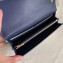 Celine Diagonal Large Flap Multifunction Wallet Blue/White