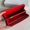 Celine Large Zipped Wallet Red