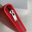 Celine Large Zipped Wallet Red