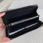 Celine Large Zipped Wallet Black
