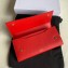 Celine Large Flap Wallet in Grained Calfskin Red