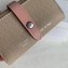 Celine Bicolour Strap Key Case Apricot/Pink