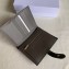 Celine Medium Strap Multifunction Wallet in Grained Calfskin Etoupe