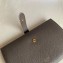 Celine Bicolour Large Strap Multifunction Wallet Etoupe/White