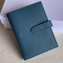 Celine Medium Strap Multifunction Wallet in Grained Calfskin Denim Blue