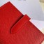 Celine Medium Strap Multifunction Wallet in Grained Calfskin Cherry Red